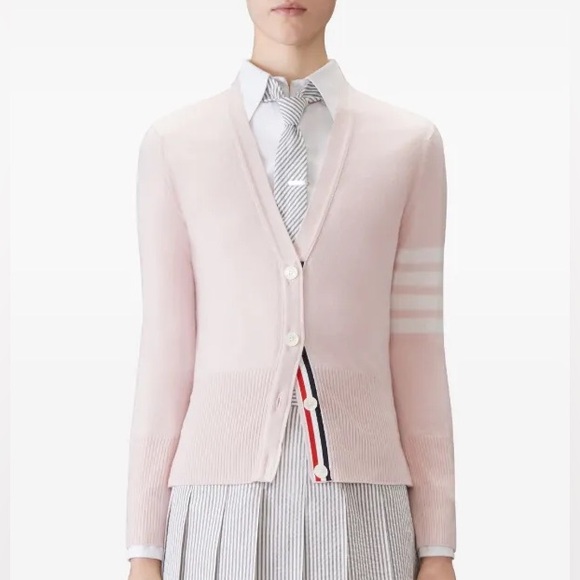 Thom BrowneFour Bar Cashmere Cardigan